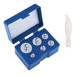 Zydiwo 6Pcs Calibration Weights Set 5g 10g 2x20g 50g 100g Calibration Weight Kit Stainless Steel Calibration Weight for Calibrate The Balance Diamond Jewelry Carat Scales Metering Verification (205g)