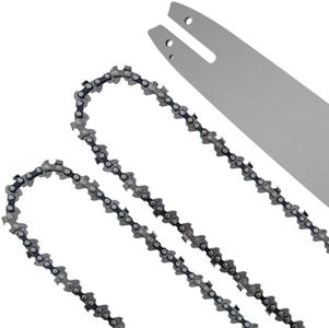 18 Inch Chainsaw Bar & Chain Combo Replacement For Stihl MS250, MS251-C/MS 251/MS 251 C-BE / MS230,MS 230C,MS241 C-M,MS250 C-BE,MS251,MS250,MS250C MS210, Replaces for Stihl 3005 008 7017 Chain