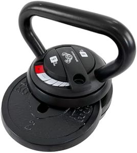 BRAINGAIN 9kg Adjustable Kettlebell - Smart Home Gym Equipment