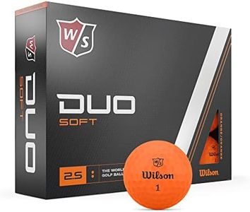 Wilson Duo Soft Balles de Golf Unisex, Orange, Stiff