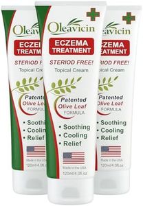Oleavicin Eczema Treatment Cream - Steroid-Free, Organic Olive Leaf Extract, Soothing & Hydrating for All Skin Types, Kids & Adults (3)