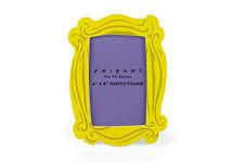 Silver Buffalo Friends Photo Picture Frame, Yellow, 4 x 6 Inches