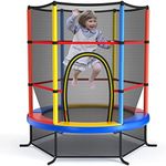 Giantex 55" Kids Trampoline with Sa