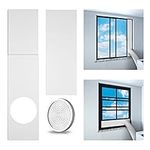 Pearwow Portable Air Conditioner Window Seal Plates Kit,Adjustable AC Vent Kit for Sliding Glass Doors and Windows,Suitable for 5 Inch Exhaust Hose