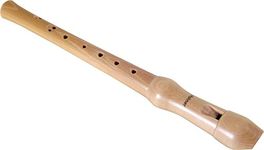 Hohner Wood C-Soprano Recorder pearwood, Baroque fingering, For ages 6 years and older
