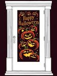 Pumpkin Grin Halloween Door Poster,