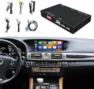 Wireless CarPlay Android Auto Retrofit Kits Decoder Compatible with Lexus LS460 LS600 for Joystick from 2013-2015, Supprot Mirror Link, Navigation, Back-up Camera, USB Stick Playback