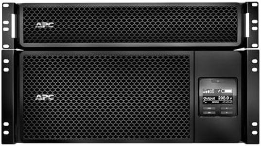 Schneider Electric UPS (Rack-mountable) - AC 208 V - 6000 Watt - 6000 VA - Ethernet 10/100, USB - Output connectors: 17-6U - Black - with 208/240V to 120V Step-Down Transformer