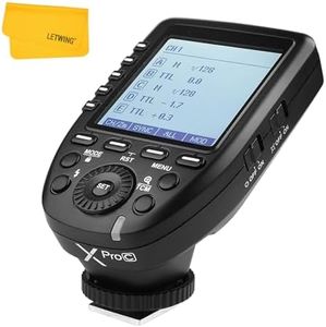 Godox XPro-C TTL Wireless Flash Trigger for Canon Camera, 2.4G X Wireless System, HSS 1/8000s Large Screen Slanted Design, 5 Dedicated Group Buttons, 11 Customizable Functions