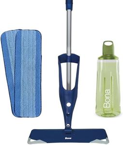 Bona - Balai Spray + 850 ML Nettoyant pour Sols Durs + 2 Pads en Microfibre - Balai Serpillère Vaporisateur - Kit Nettoyage Sol, Green