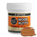 Wood Filler - 9.87 Ounce Natural Wood Filler Putty for Repair Wood Cracks & Holes on Wooden Furniture, Hardwood Floor, Door, Cabinet - Wood Scratch Repair Kit for Trim Filling, Paintable, Stainable