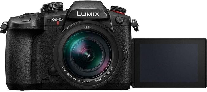 Panasonic LUMIX GH5M2 Mirrorless Camera with 12-60mm Lens, Black