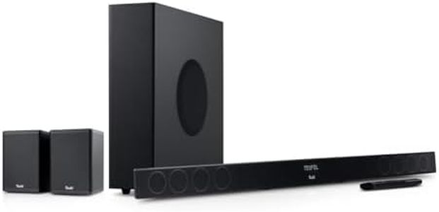 Teufel CINEBAR 11 4.1 Mk4 - Dolby Atmos Soundbar mit kabellosem Subwoofer & Rücklautsprechern Sound System, Bluetooth aptX, HDMI CEC, 4K-Pass-Through - schwarz