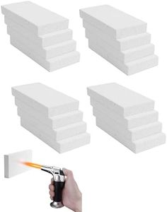 Fire Brick for Wood Stove 9"x4.5"x1.25" 16 PCS, Insulating Fire Bricks for Forge Refractory Bricks Fire Pit Bricks, Insulation White Firebricks for Wood Burning Stoves, Fireplace Brick Thin FireBrick