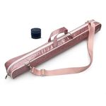 Magerdy Fields - Twirling Baton Case - with Adjustable Shoulder Strap - 30 Inch Pink Sparkle Baton Bag - majorette baton bag - girl batons for twirling