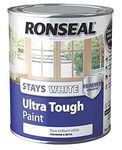 RONSEAL RSLSWUTGP25L Stays ULT/Tough Gloss Paint, White, 2.5 Litre