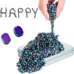 Magnetic Balls, Over 1000pcs Magnet Beads, Ferrite Putty Sensory Toys, Fidget Toys for Adults, Office Desk Toys