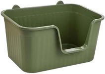 Fenteer Cat Litter Box Open Top Pet