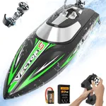 VOLANTEXRC Brushless RC Boats for Adults, 30+MPH Fast Remote Control Boat with Rechargeable Batteries for Lakes, 2.4 GHz High Speed RC Boat for Adults (797-4 Brushless)