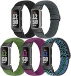 Bcuckood 5 Pack Elastic Nylon Watch