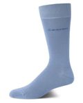 Calvin Klein Men s Socks Luxury Cotton Dress Socks, Light Blue, 7-12