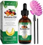 Batana Oil for Hair Growth 60ml with Scalp Massage, 100% Pure Batana Essential Oil for Skin Care, Repairs Damaged Hair, Nourishes The Scalp, Reduces Hair Loss, Hair Treatment Oil for All Hair Types