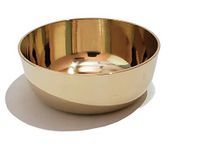 Pure Source India Kansa/Bronze Solid Bowl - 150 Ml, 1 Piece, Gold