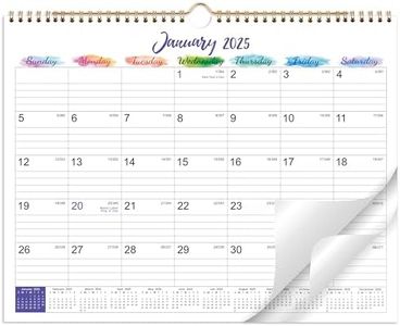 2025-2026 Wall Calendar - 18 Months Calendar from Jan. 2025 - Jun. 2026, 14.6'' x 11.4'', Twin-Wire Binding, Perfect for Planning Your Home & Office