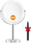 Auxmir 30X Magnifying Mirror with T