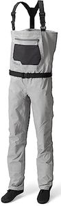 Orvis Clearwater Chest Waders for Men - Waterproof Fly Fishing Waders with Neoprene Booties, External Storage Pocket, Stone - XX-Large Short