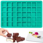 Marhaba Traders 40 Cavities Square Silicone Molds, Mini Cubes Silicone Mold for Chocolate, Hard Candy, Ice Cubes, Gummy, Chocolate, barfi, mithai, Toffee, Moulds