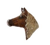 Handcrafted Horse Brooch and Lapel Pins for Equestrians and Riders - Arabian Stallion, Sclydesdale, Bronc, Colt, Mule - Head, Galloping, Jumping, Horseshoe - Pewter, Copper, Gold, Painted, Metal