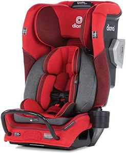 Diono Radian 3QXT SafePlus 4-in-1 Rear and Forward Facing Convertible Car Seat, Safe Plus Engineering, 4 Stage Infant Protection, 10 Years 1 Car Seat, Slim Fit 3 Across, Red Cherry
