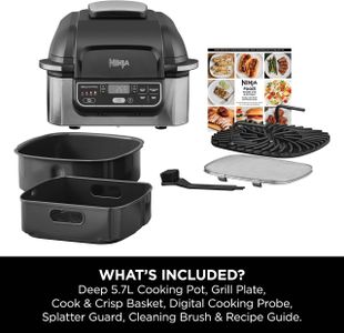 Ninja Foodi Grill Air Fryer – 5.7L Large Capacity
