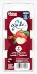 Glade Wax Melts Air Freshener and Odor Eliminator, Scented Essential Oils for Home and Bathroom, Apple Spice Swirl, 6 Count