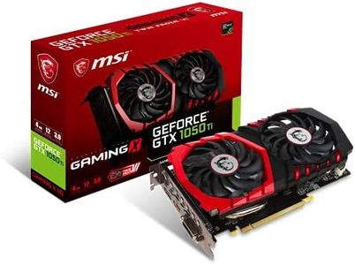 MSI GeForce GTX 1050 Ti Gaming graphics card with Twin Frozr VI cooling system