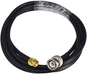 Boobrie 2M BNC Male to SMA Male Cable RG58 SMA to BNC Coax Pigtail 6.6ft Jumper RF SMA BNC Male Coaxial Cable 4G Antenna 50ohms Cable CB Radio for SMA Antenna Ham Radio Ham Handheld Icom Roof Antenna