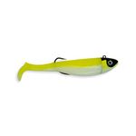 Bass Exciter Weedless Soft Bodied Lure - 9cm, 20gm, with Sharp Thrust Hook, Available, Freshwater or Saltwater, Fishing Gifts for Men. (2pcs/Pack) (Yellow)