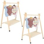 Juexica 2 Pcs Baby Clothes Rack Kid
