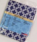 Purple Links Cotton Portable / Mini Crib Sheet - 24 x 38