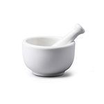 Mini Mortar and Pestle Set – WM Bartleet & Sons Small and Compact 7cm Pestle and Mortar Grinder Perfect for Crushing and Grinding Herbs and Spices with Ease – Made from Hard Wearing Porcelain