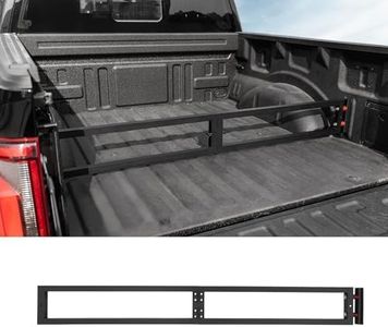 Maxzina Truck Bed Divider Compatible with 2024 2025 Ford F150 Cargo Divider Trunk Organizer Aluminum Alloy Luggage Divider Replacement for 2024 F-150 Accessories