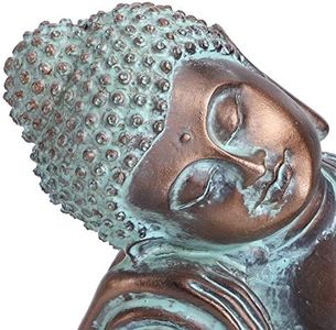 Buddha Statue Figurine, Meditation Decor Buddha Statue Rust-Proof Meditating for Garden Yard for Terrace or Porch for Indoor/Outdoor