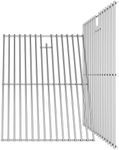 jkxoo 2Pack 17 Inches Cooking Grates for Home Depot Nexgrill 720-0830H, 720-0830D, 720-0783E, 720-0783C, Stainless Steel Gas Grill Grates Replacement Parts for Master Forge 1010037 Gas Grills