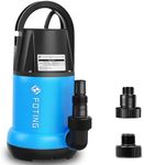 FOTING Sump Pump Submersible 1HP Clean/Dirty Water Pump, 3960 GPH Portable Utility Pump for Swimming Pool Garden Pond Basement with 25ft Long Power Cord