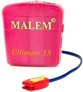 Malem Ultimate PRO 8 Selectable Tones Bedwetting Alarm for Girls & Boys w Loud Sound and Strong Vibration to Stop Bed Wetting-Magenta