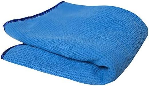 Chemical Guys Waffle Weave Glass and Microfiber Towel Blue 24"x 16"