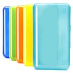 Youngever 5 Pack Plastic Pencil Box, Pencil Case Box, Translucent Pencil Boxes, School Supply Box