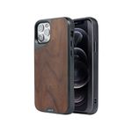 Mous - Case for iPhone 12 Pro Max - Walnut - Limitless 4.0 - Protective iPhone 12 Pro Max Case MagSafe Compatible - Shockproof Phone Cover