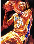 Brands Diamond Painting Match Wall Art baskball Star Kit for Adult 5D DIY Full Drill Paint with Diamonds Pictures Arts Craft for Home Decor Gift Idea 14x18inch (F)